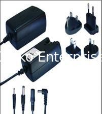 China 15 W series vertical interchangeble type switching power supply- black color supplier
