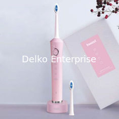 China Electric toothbrush replaceable intelligent timer powered by acoustic technology waterproof rechargeable toothbrush supplier