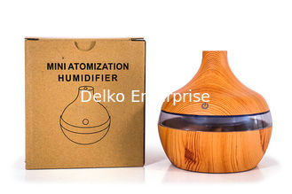 China Water drop wood grain humidifier- humidifier essential oil aromatherapy lamp bedroom Nightlight incense portable aromath supplier