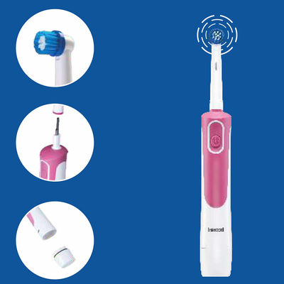 Battery Operated Oscillation Toothbrush 45 ° rotary cleaning portable oral cleaning supplier
