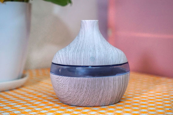 Water drop wood grain humidifier- humidifier essential oil aromatherapy lamp bedroom Nightlight incense portable aromath supplier