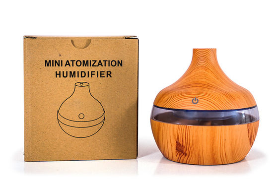 Water drop wood grain humidifier- humidifier essential oil aromatherapy lamp bedroom Nightlight incense portable aromath supplier